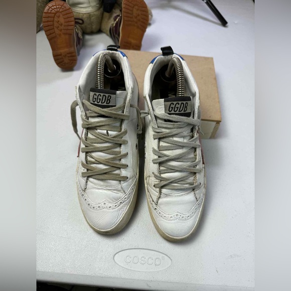 Golden Goose MidStar Sneakers - White Sneakers, Shoes Sz 38 / US 8 - Picture 2 of 15